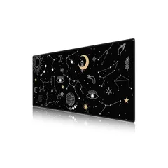 【送料込】iCasso マウスパッド ゲーミング 大型 北欧風柄 デスクマット90x40cm 耐水性 清潔しやすい 滑り止め ゴムベースデスクマット 仕事 ゲーム オフィス ホーム用-SBD4