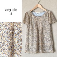 A517【新品未使用♪】anysis 花柄シフォンブラウス