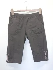 ◇ Θ PUMA プーマ ナイロン ハーフパンツ サイズL ブラック メンズ E  【1505290032025】