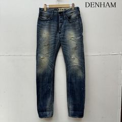 DENHAM R7 日本生地使用 リペア ダメージ 加工 デニム パンツ ジーンズ