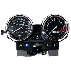 希少品当時物新品未使用SS50純正スピードメーター100km 5速(4ミニ スズキ バイク用 機械式 LED ミニ スピードメーター 140km/h 60mm