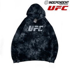 インデペンデント UFC 総合格闘技 パーカー 黒 タイダイ柄 250204