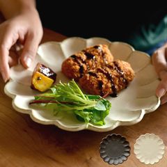 盛皿 おしゃれ リンカ 八寸皿 白練 黒練 カネコ小兵 クッチーナ 盛り皿 皿 お皿 メインディッシュ ワンプレート 食器 和食器 和風 日本製 国産 磁器 美濃焼 食洗機 電子レンジ 対応 おもてなし 白 黒 かわいい ギフト