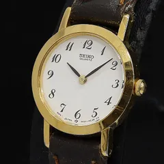SEIKO セイコー クォーツ【4N00-F080】ホワイト【稼働品】レディース SEIKO セイコー クォーツ【4N00-F080】ホワイト【稼働品】レディース