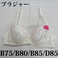 訳あり 在庫処分 04 ブラジャー ワイヤー入り ソフトカップ 単品 刺繍 B75 B80 B85 D85