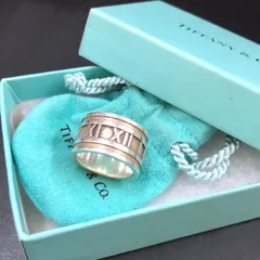 TIFFANY&Co ティファニー アトラス リング 11号 指輪 シルバー USA製1995年TIFFANY&CO.ヴィンテージティファニースターリング