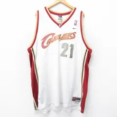 XL/古着 ナイキ NIKE ビンテージ タンクトップ メンズ 00s NBA クリーブランドキャバリアーズ ダリアスマイルズ メッシュ地 大きいサイズ 