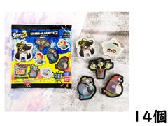 반다이(BANDAI) 스플라툰 3 캐릭터 마그네츠 2 14개입 BOX (식완) 껌