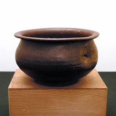 備前焼　作家物　 建水 茶道具 備前 建水 (1) 木村 陶峰 作 茶道 22-6108 : 月香園