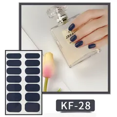 KF028 ネイルシール 貼るだけ ジェルネイル 3D時短簡単お手軽 セルフネイル マニキュア 張るだけ ウエディング 手用 夏デコシール 柄花フラワー蝶バラ星ボタニカル かわいい シンプル ブライダル シルバー ゴールド ホワイト グラデーション 単色★4