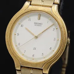 1030-4 美品 SEIKO SX セイコー 腕時計 稼働 金ゴールド色 SEIKO - 稼働 SEIKO 腕時計 SGP 水晶マーク アンティーク