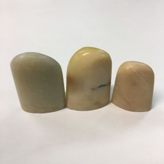 書道 篆刻 印材 てんこく 巴林石 【巴林石 自然形 3顆セット②】雅号印 遊印 落款印 関防印 冠房印