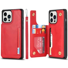 Pelanty iPhone 13 pro ケース iPhone13 pro ケース アイフォン13 pro ケース縄掛け 6.1インチ 背面 手帳型 PUレザー IC カード収納 軽量 スタンド機能 ボタン磁気 多機能 iPhone 13pro スマホケース