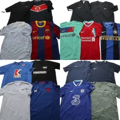 古着卸 まとめ売り ナイキ NIKE 半袖Tシャツ 17枚セット (メンズ S /M /L /XL /2XL ) ドライフィット ゲームシャツ 中古 古着 NB5042