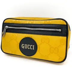 【中古】GUCCI | グッチ オフザグリッド ボディバッグ ウエストバッグ ウエストポーチ 631341 イエロー【尾張小牧店】