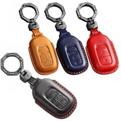 ホンダ 本革 レザー スマートキーケース キーカバー 5ボタン ヴェゼル RV3 RV4 RV5 RV6 シビック FL1 ZR-V N-BOX JF5 JF6 オデッセイ RC5 nbox nボックス ZRV アクセサリー キーホルダー カスタム パーツ