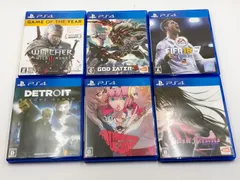 PS4ソフト 6本まとめ売り｜ウィッチャー3GOTY/ゴッドイーター3/デトロイト/キャサリンFB/ベルセリア/FIFA18