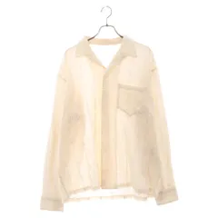 UNUSED (アンユーズド) Long Sleeve lace shirts US2439 リネンレース長袖シャツ アイボリーのサムネイル