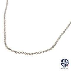 TIFFANY & CO. Tiffany ティファニー PT950 プラチナ シンプル チェーン ネックレス ジュエリー アクセサリー ブランド