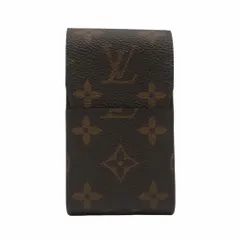 【返品OK】ルイヴィトン エテュイ シガレット M63024 モノグラム たばこケース シガレットケース 茶 茶色【送料無料】【中古】