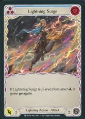 【中古】Flesh and Blood ELE191[C]：(Rainbow Foil)Lightning Surge (3)