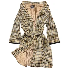 614 DAKS ダックス【L】ロングガウン クラブチェック ベルト コットン 2025年最新Daks バスローブ・ガウンの人気アイテム - メルカリ