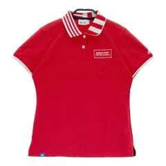 サイズ：M ADIDAS GOLF アディダスゴルフ  半袖ポロシャツ  レッド系 [240101483643] ゴルフウェア レディース ストスト