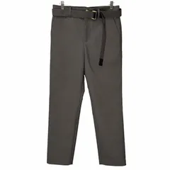 25SS Sacai Suiting Bonding Pants グレー2 sacai】 スーツ ボンディング パンツ Suiting Bonding Pants