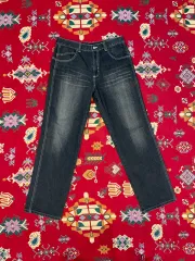 （ 84 ） 90s ダブルブロブ Lee LEE(リー) ブラックデニム フェーディング デニムパンツ