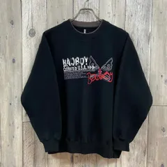 【 OLD BAD BOY 00s バッドボーイ 】裏起毛 両面プリント スウェット スエット トレーナー Lのサムネイル