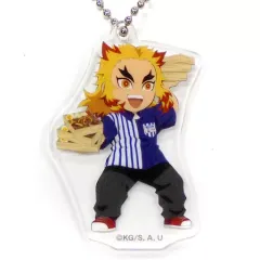 【中古】雑貨 煉獄杏寿郎 「鬼滅の刃×ローソン アクリルキーホルダー(ローソン制服)」