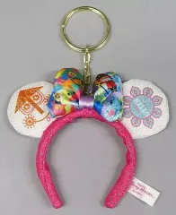 【中古】雑貨 ミニーマウス(カチューシャ/ピンク) キーチェーン 「ディズニー」 東京ディズニーリゾート限定