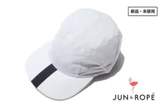 新品｜未使用｜ジュンアンドロペ｜JUN&ROP<!-利用不可文字-!>｜ラインジェットメッシュ切替キャップ｜レディースゴルフウェア