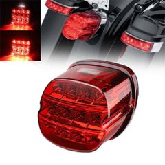 ハーレー対応 LED レイバックテールライト リアフェンダー用 ナンバー灯付き