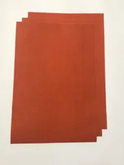 羊毛カラーフェルト【11】 橙色　200×300 3枚セット