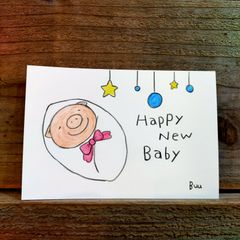 出産祝い ポストカード お祝い 赤ちゃん