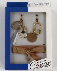 [Used] Accessory (Non-metallic) Amuro Tooru Earring and Bracelet Set "Detective Conan" Universal Studios Japan 2022 Limited Edition