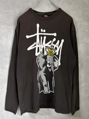 USA製old stussy クラウンSロゴ ロンT USA製old stussy クラウンSロゴ ロンT VINTAG【OLD STUSSY