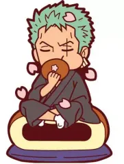 【中古】キーホルダー・マスコット(キャラクター) ロロノア・ゾロ 「ラバーマスコット もぐもぐ ワンピース サンジのキッチン -ブランチ-」