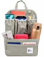 薄型 自立 バックインバック 小さめ トートバッグ用 A4 インナーバッグ 軽量 リュック 縦型 バッグインバッグ