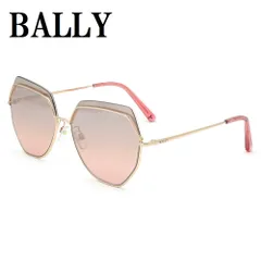 バリー BALLY BY0076-D 28Z 61 サングラス アジアンフィット UVカット 紫外線カット ノーズパッド 鼻あて レディース グレーピンク ローズゴールドのサムネイル