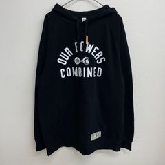 as colour パーカー QuickBooks + Mailchimp プルオーバー ビッグサイズ ブラック【メンズXL】