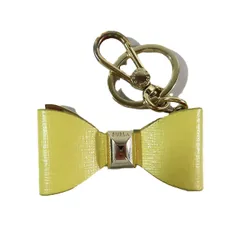 フルラ FURLA リボン チャーム キーホルダー アクセサリー イエロー レディース のサムネイル