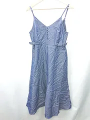 ◇ ⊂ any sis キャミソール ロング ワンピース サイズ2 ネイビー レディース E  【1409100016208】