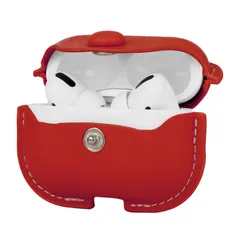 おしゃれ ケース カバー 本革 牛革 全面保護 Pro エアーポッズ プロ ケース 耐衝撃 Airpods ワイヤレス充電対応 えあーほっずプロ ケース キーチェーン付きエアポッツプロ ZZLOVE ケース 充電便利 キズ防止