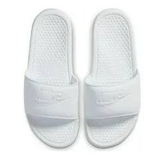 Nike Benassi JDI Slide White | White Size 5 [ホワイト | ホワイト] [22.0 cm]