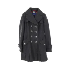 バーバリーブルーレーベル BURBERRY BLUE LABEL ピーコート グレー ウール ウールコート レディース Used Aのサムネイル