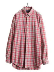 【お得なクーポン配布中!】 90s ラルフローレン チェック 長袖 ボタンダウンシャツ L BLAKE ポロ