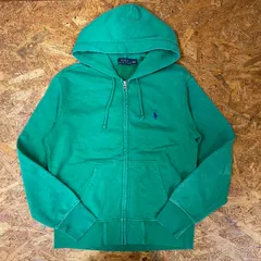 POLO Ralph Lauren パーカー S ポロ ラルフローレン TALON フルジップ ジップアップ ZIP スウェット フード グリーン