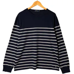 古着 ラルフローレン Ralph Lauren POLO RALPH LAUREN ボーダー柄 ロングTシャツ ロンT メンズXL相当/eaa566484